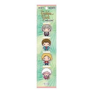 Remarks Golden Girls Set of 4 Magnetic Bookmarks